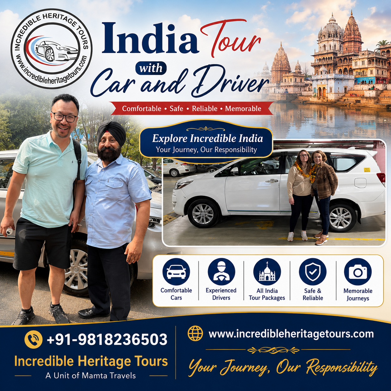 India Tour with Car and Driver: Comfortable Way to Explore India