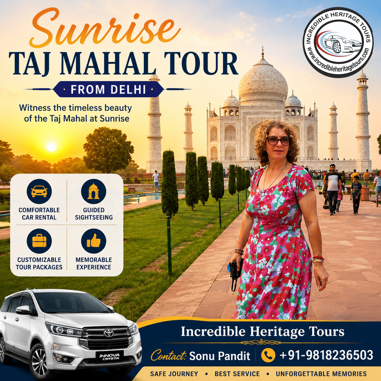 Sunrise Taj Mahal Tour from Delhi: Witness the Beauty of the Taj Mahal