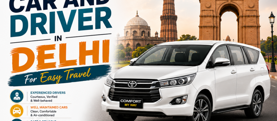 Car Rental with Driver in Delhi