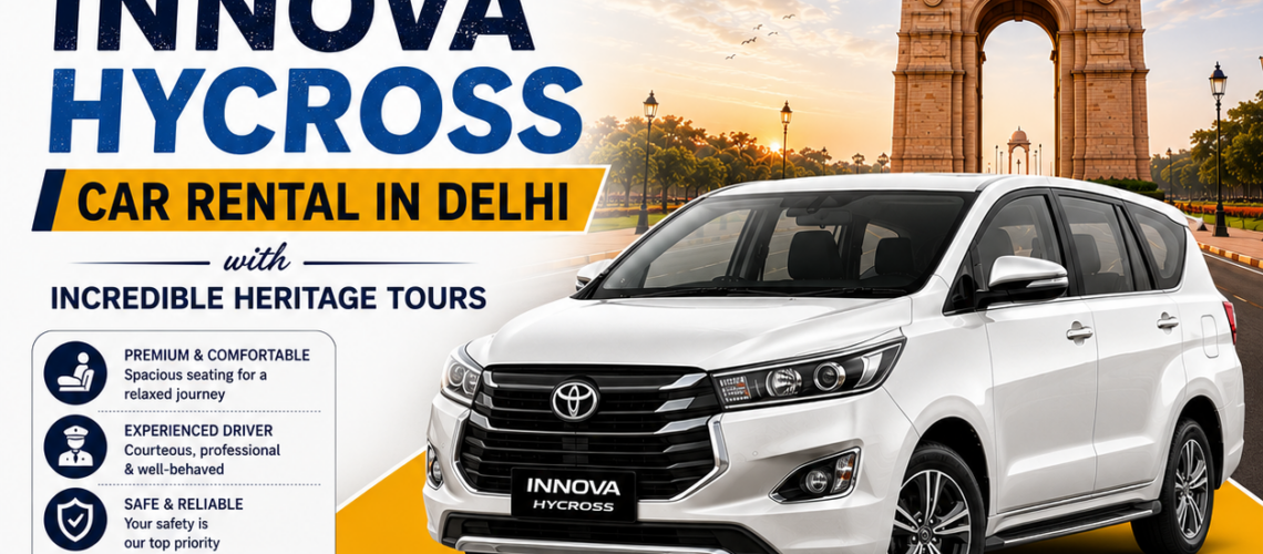 New Toyota Innova Hycross Car Rental In Delhi
